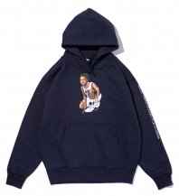 <font size=5>APPLEBUM</font><br>Barcelona92 Boy Sweat Parka<br>Navy<br>