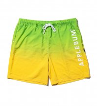 <font size=5>APPLEBUM</font><br>Banana Chips Board Shorts<br>Green/Yellow<br>