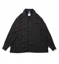 <font size=5>APPLEBUM</font><br>Green Stripe Oversize L/S Shirt<br>Green<br>