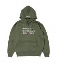 <font size=5>APPLEBUM</font><br>izm Sweat Parka<br>Olive<br>