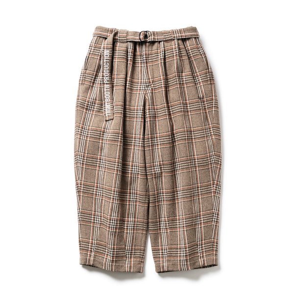 TBPR-TIGHTBOOTH PRODUCTION- | PLAID FLANNEL BAGGY SLACKS | TBPR正規取扱いショップ