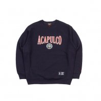 <font size=5>ACAPULCO GOLD</font><br>AG LEAGUE CREW SWEAT<br>NAVY<br>