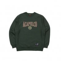 <font size=5>ACAPULCO GOLD</font><br>AG LEAGUE CREW SWEAT<br>FOREST GREEN<br>