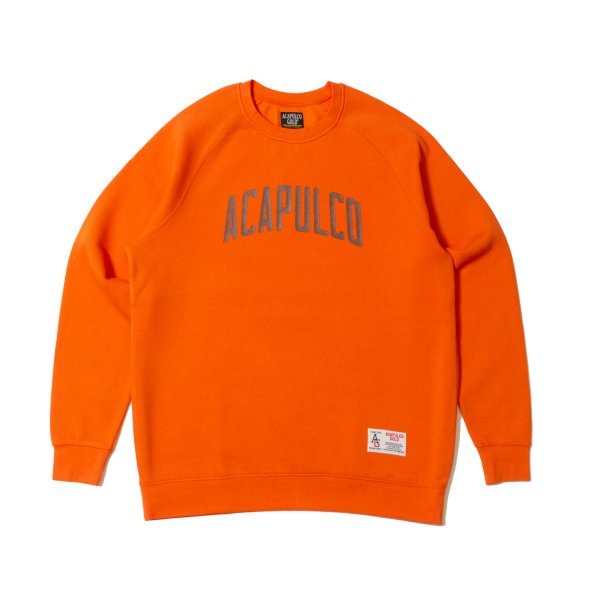 ACAPULCO GOLD | VARSITY RAGLAN SLEEVE CREW SWEAT | ACAPULCO GOLD