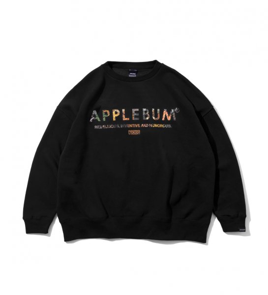 APPLEBUM | APPLEBUM × CRSB raidback fabric Oversize Crew Sweat |  APPLEBUM正規取扱いショップ