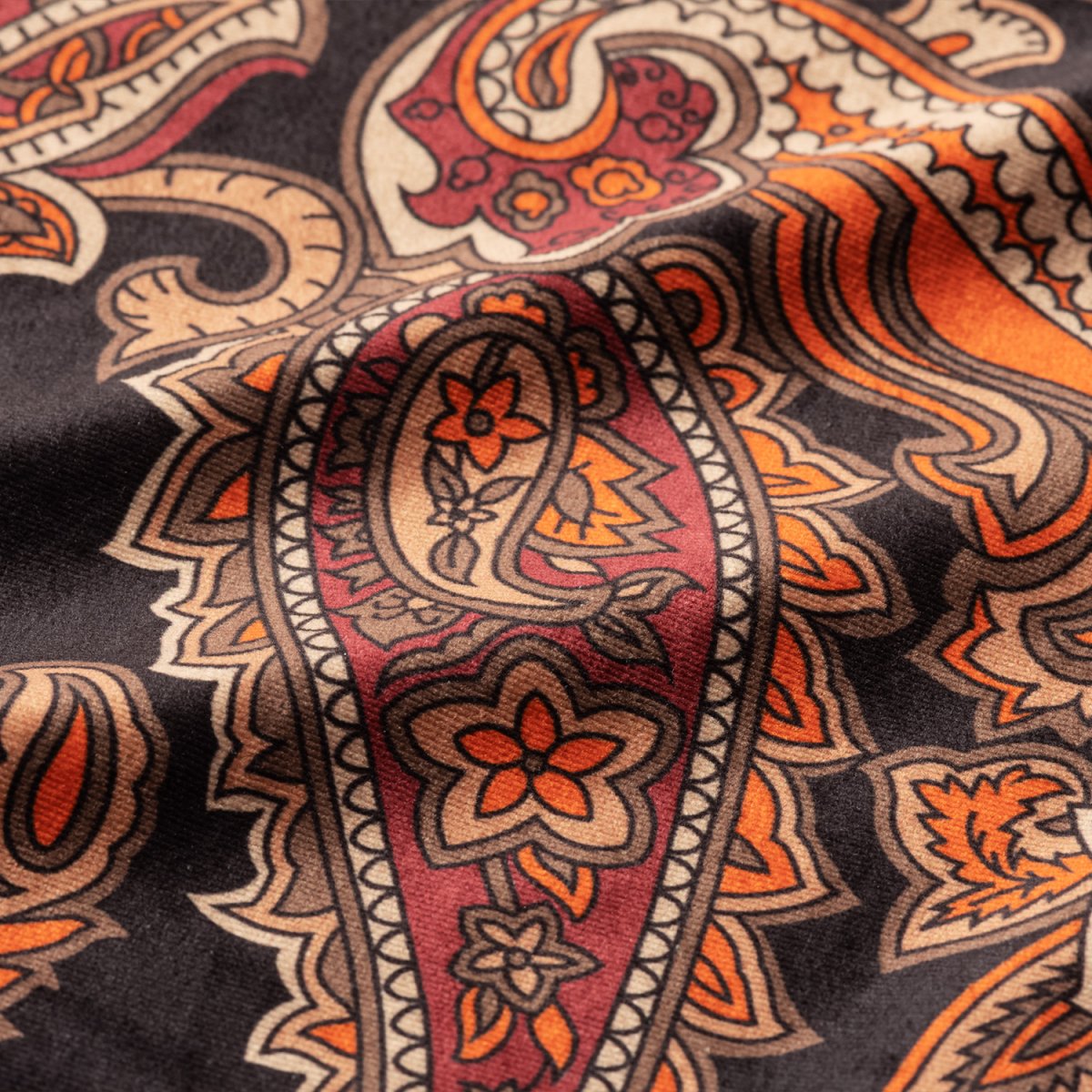 TBPR-TIGHTBOOTH PRODUCTION- | PAISLEY VELOR LONG SLEEVE | TBPR正規取扱いショップ