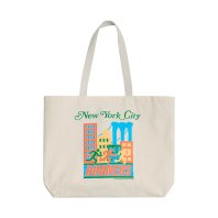 <font size=5>ONLY NY</font><br>NYC RUNNERS Tote Bag<br>Natural<br>