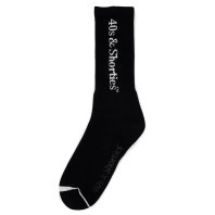 <font size=5>40’s&Shorties</font><br>Large Text Logo Socks<br>Black<br><img class='new_mark_img2' src='https://img.shop-pro.jp/img/new/icons1.gif' style='border:none;display:inline;margin:0px;padding:0px;width:auto;' />