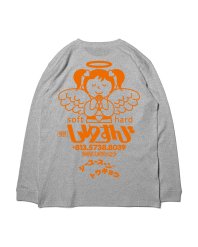 <font size=5>SAYHELLO</font> <br> SEE YOU SOON L/S Tee <br>Mix Grey<br>