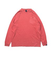 <font size=5>APPLEBUM</font><br> Concho Over-Dye Pocket L/S T-shirt <br>Vintage Red<br>