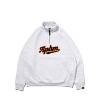 <font size=5>APPLEBUM</font><br> Apbm Half Zip Sweat <br>Ash<br><img class='new_mark_img2' src='https://img.shop-pro.jp/img/new/icons1.gif' style='border:none;display:inline;margin:0px;padding:0px;width:auto;' />