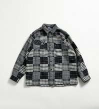 <font size=5>APPLEBUM</font><br>Patchwork Check Nel Shirt<br>Black<br><img class='new_mark_img2' src='https://img.shop-pro.jp/img/new/icons1.gif' style='border:none;display:inline;margin:0px;padding:0px;width:auto;' />