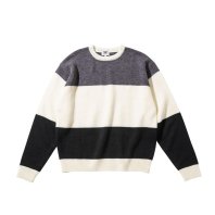 <font size=5>RUTSUBO 坩堝</font><br> MJ BORDER SWEATER <br> WHITE/GREY <br><img class='new_mark_img2' src='https://img.shop-pro.jp/img/new/icons1.gif' style='border:none;display:inline;margin:0px;padding:0px;width:auto;' />