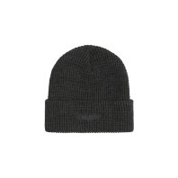 <font size=5>ONLY NY</font><br> Lodge Waffle Knit Beanie <br> Vintage Black <br>