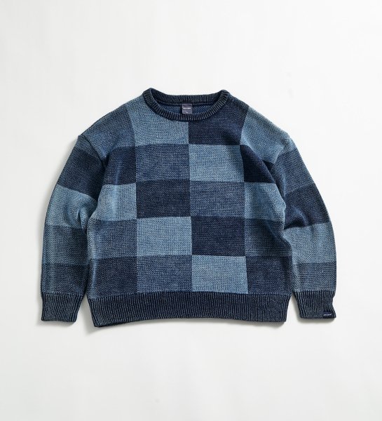 APPLEBUM | Indigo Crew Sweater | APPLEBUM正規取扱いショップ