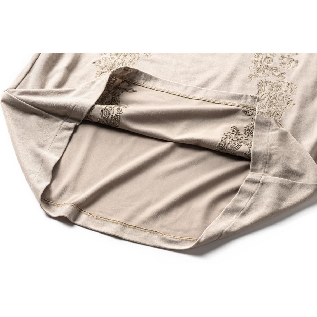 TBPR-TIGHTBOOTH PRODUCTION- | POPPY SUEDE L/S TOP | TBPR正規