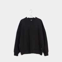 <font size=5>APPLEBUM</font><br> Solid Color Crew Sweat <br> Black <br>