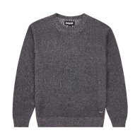 <font size=5>ONLY NY</font><br>Wool Contract Rib Crewneck Sweater<br>Black<br>