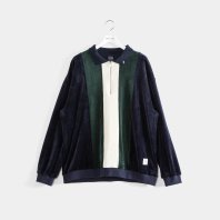 <font size=5>APPLEBUM</font><br> VELOUR HALF ZIP <br> Navy <br><img class='new_mark_img2' src='https://img.shop-pro.jp/img/new/icons1.gif' style='border:none;display:inline;margin:0px;padding:0px;width:auto;' />