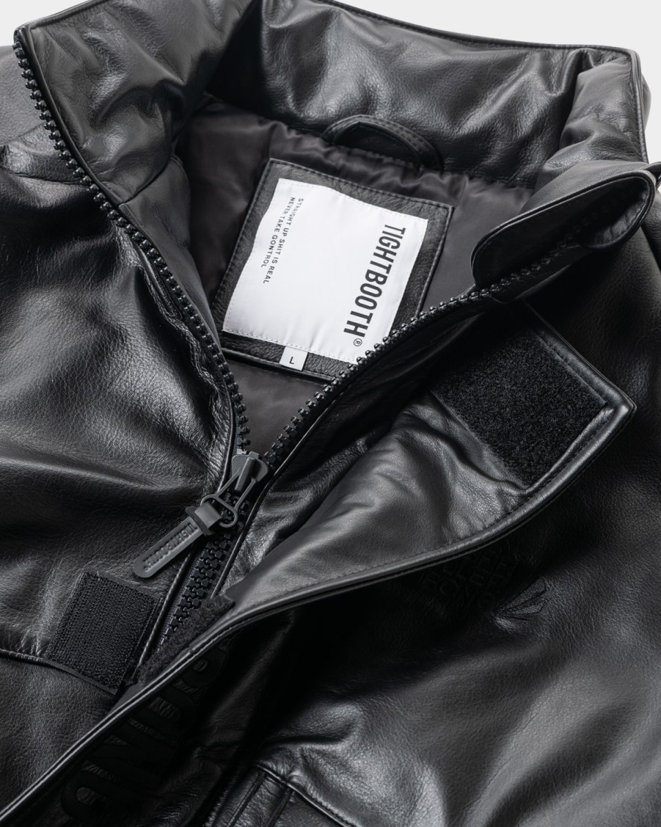 TBPR-TIGHTBOOTH PRODUCTION- | SHORT LEATHER MONSTER PARKA | TBPR正規取扱いショップ