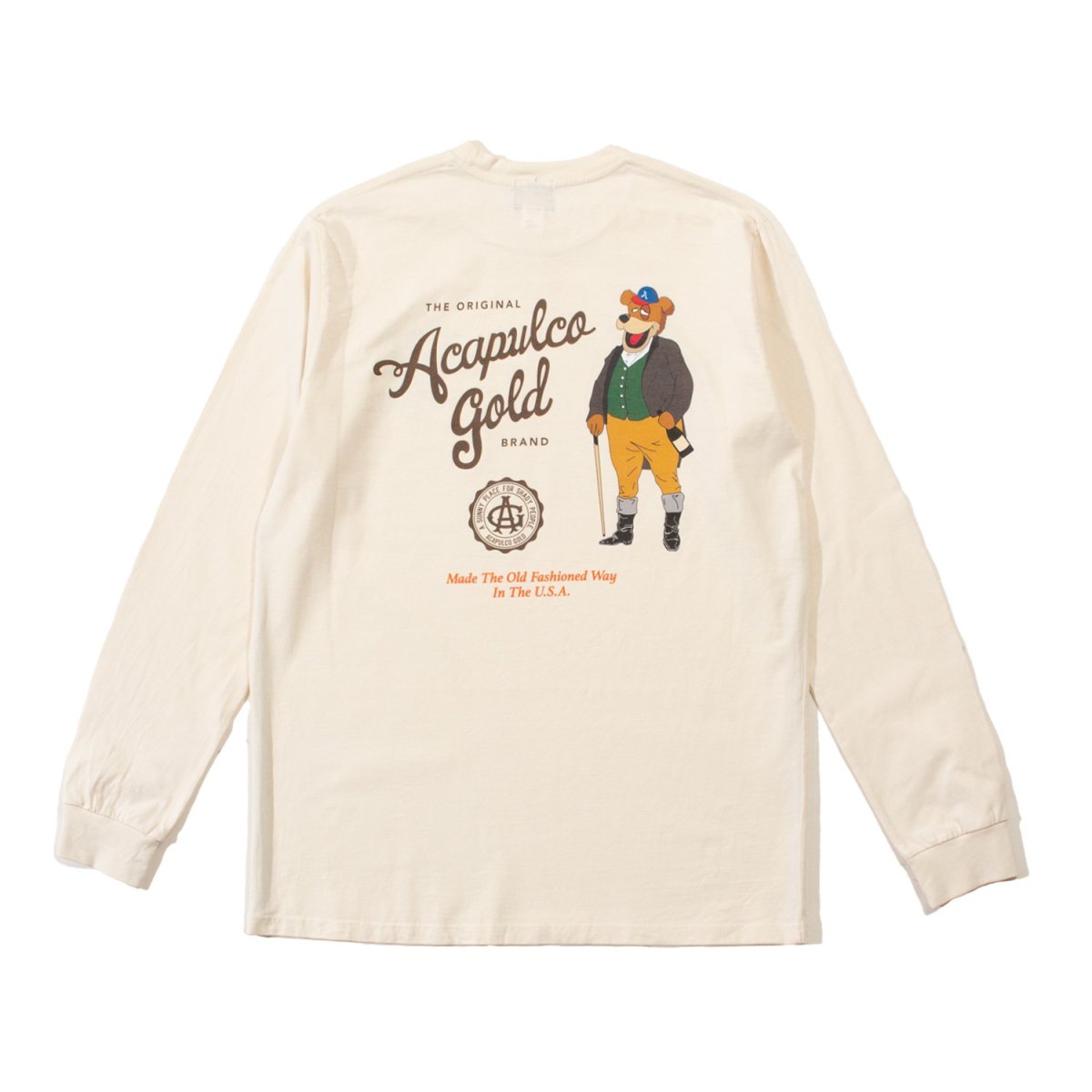 ACAPULCO GOLD | PARTY BEAR LS TEE | ACAPULCO GOLD正規取扱いショップ