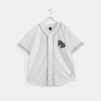 <font size=5>APPLEBUM</font><br> Baseball Shirt <br>White <br>