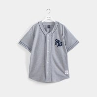 <font size=5>APPLEBUM</font><br> Baseball Shirt <br>H.Gray<br>