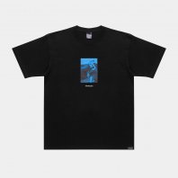 <font size=5>APPLEBUMTechnics</font><br> Blue Print T-shirt <br> Black<br>