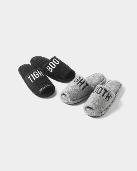 TBPR-TIGHTBOOTH PRODUCTION- | LABEL LOGO BOA SANDAL | TBPR