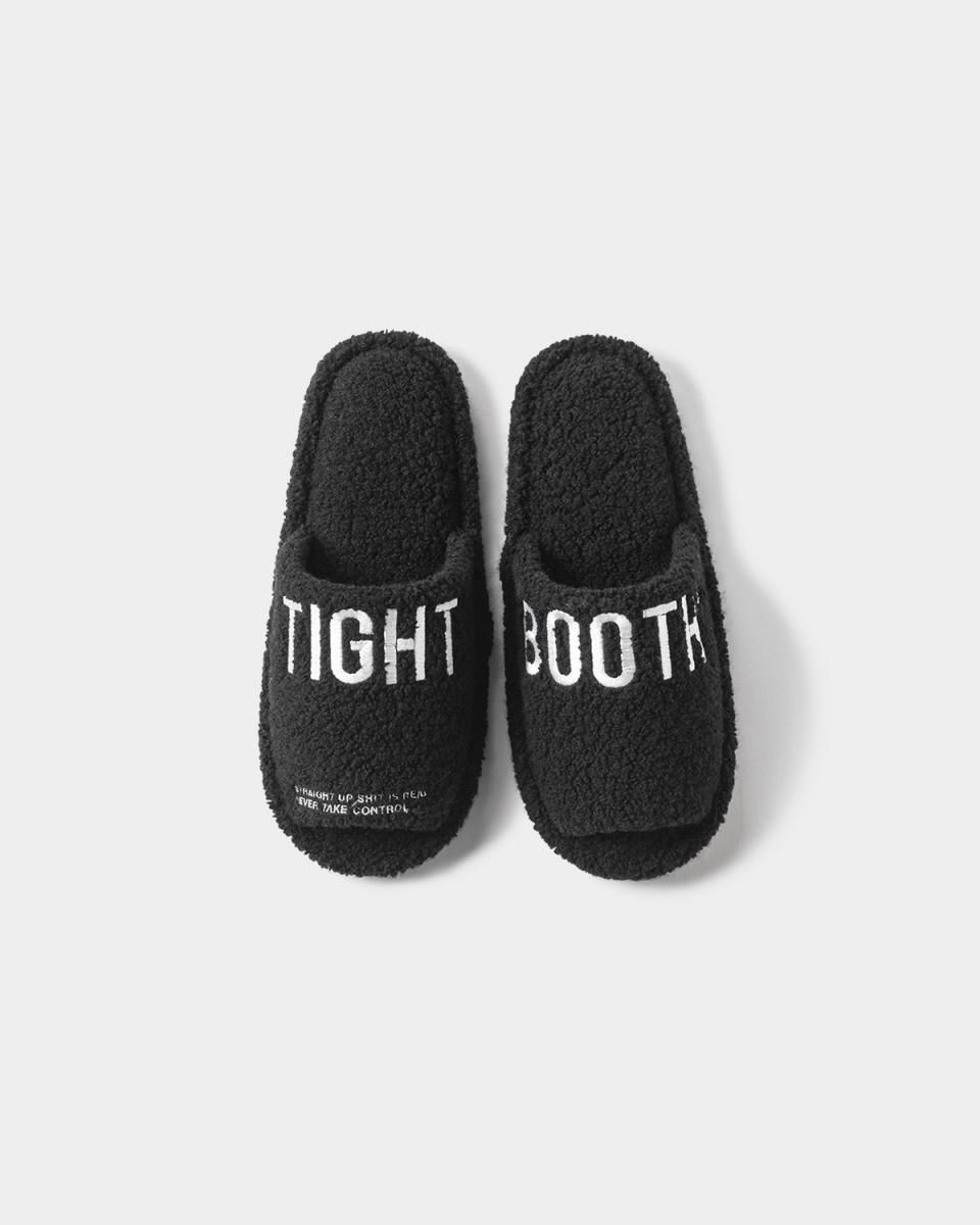 TIGHTBOOTH | タイトブース | LABEL LOGO SLIDE SANDAL |