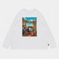 <font size=5>APPLEBUM</font><br> Perfect Daytime L/S T-shirt <br>White<br>