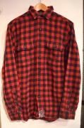 RALPH LAUREN<br>BLOCKCHECK FLANNEL SHIRTS<br>RED / BLACK<br>S
