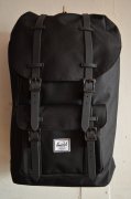 Herschel Supply<br>LITTLE AMERICA RUBBER<br>ALL BLACK<img class='new_mark_img2' src='https://img.shop-pro.jp/img/new/icons47.gif' style='border:none;display:inline;margin:0px;padding:0px;width:auto;' />