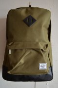 Herschel Supply<br>Heritage<br>OLIVE / BLACK PU<img class='new_mark_img2' src='https://img.shop-pro.jp/img/new/icons47.gif' style='border:none;display:inline;margin:0px;padding:0px;width:auto;' />