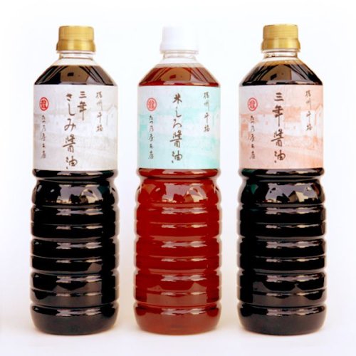 たつ乃屋本店 醤油詰合せ ペットボトル(各1000ml×3本) - 播州うまいもん屋｜播州・兵庫・姫路特産品・お土産・名物多数｜揖保乃糸通販も