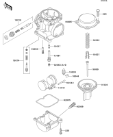 [24] Carburetor Parts(ZX900-A15)
</center>
 GPZ900R 2002(ZX900-A15) - Kawasaki 