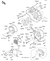 [18] Engine Cover(s)
</center>
 GPZ900R 2002(ZX900-A15) - Kawasaki 