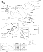 [44] ե塼륿(ZR400-F2/F3) ZRX-II 1997(ZR400-F3) - Kawasaki 