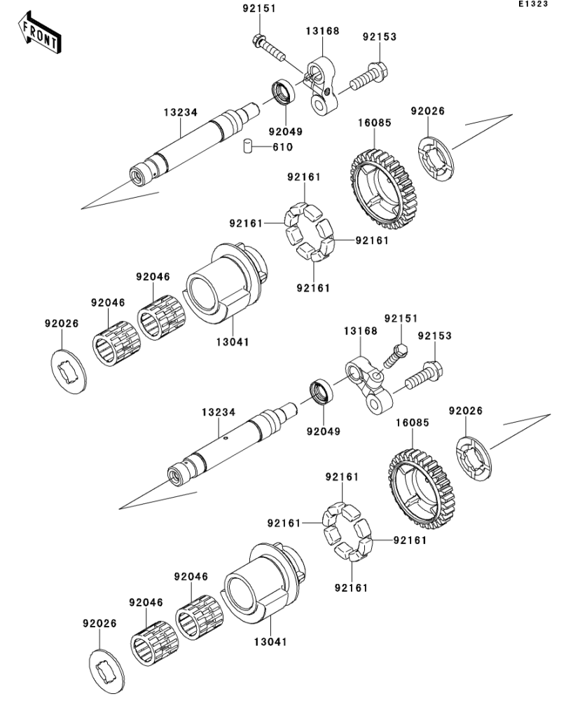 9] Balancer Ninja ZX-14R 2013(ZX1400EDF) - Kawasaki純正部品