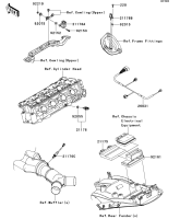 追加部品 Ninja ZX-14R - Kawasaki純正部品 パーツカタログから注文