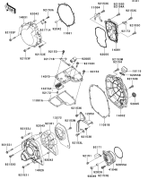 [17] Engine Cover(s) Ninja ZX-14R 2014(ZX1400EEFA) - Kawasaki 