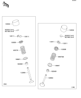 [6] Valve(s) Ninja ZX-14R 2014(ZX1400EEFA) - Kawasaki 