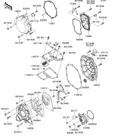 [16] Engine Cover(s) Ninja ZX-14R ABS 2014(ZX1400FEFB) - Kawasaki 