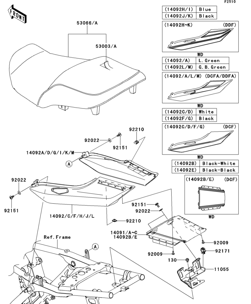 ZRX1200 DAEG 2012(ZR1200DCFA) 純正シート / ZRX1200 DAEG ZRX1200 DAEG 2012(ZR1200DCFA) 純正シート / ZRX1200 DAEG
