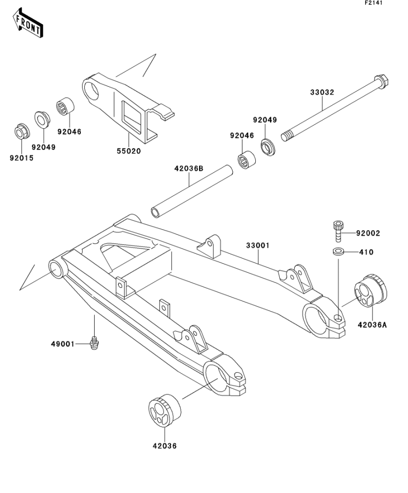 ゼファー400　部品