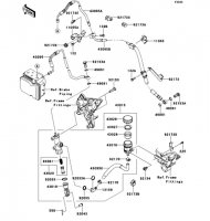 Rear Master Cylinder Ninja 1000 ABS 2012(ZX1000HCF) - Kawasaki