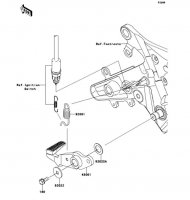 Brake Pedal ER-6N 2012(ER650ECF) - Kawasaki純正部品