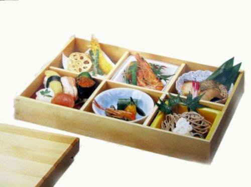 木製松花堂弁当 5組 - キッチン/食器