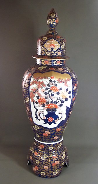 有田焼沈香壷 大型飾り陶器花瓶の販売床の間飾り古伊万里
