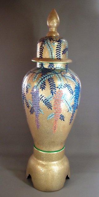 有田焼沈香壷-大型飾り陶器花瓶の販売（床の間飾り古伊万里）